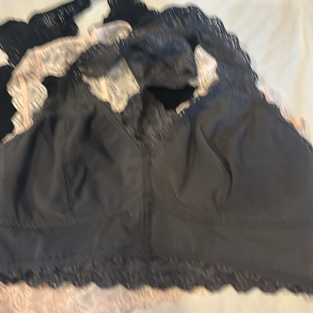 Felina Lace Bralette Trio - Black, Cream, Gray - Picture 12 of 13